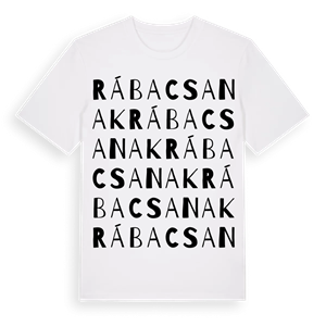 Rábacsanak ordlek t-shirt – ekologisk bomull t-shirt från Pinshirt