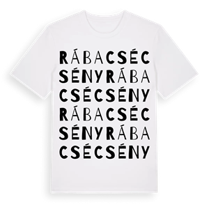 Rábacsécsény ordlek t-shirt – ekologisk bomull t-shirt från Pinshirt