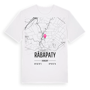 Rábapaty karta t-shirt – ekologisk bomull t-shirt från Pinshirt