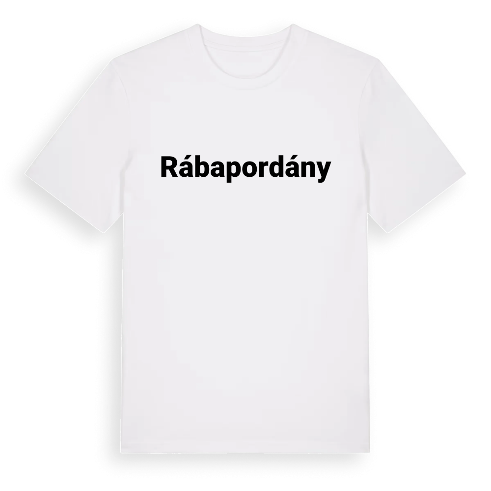 Rábapordány fetstil t-shirt – White, i miljö