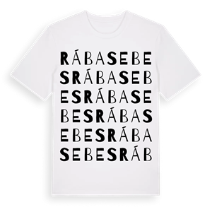 Rábasebes ordlek t-shirt – ekologisk bomull t-shirt från Pinshirt