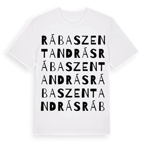 Rábaszentandrás ordlek t-shirt – ekologisk bomull t-shirt från Pinshirt