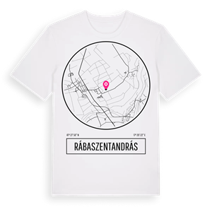 Rábaszentandrás t-shirt – ekologisk bomull t-shirt från Pinshirt