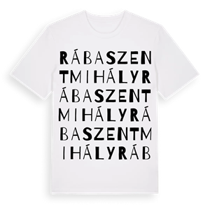 Rábaszentmihály ordlek t-shirt – ekologisk bomull t-shirt från Pinshirt