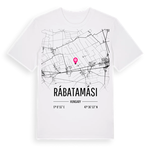 Rábatamási karta t-shirt – ekologisk bomull t-shirt från Pinshirt