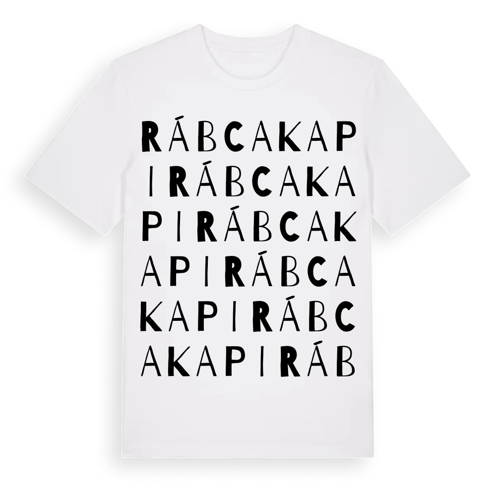 Rábcakapi ordlek t-shirt – White, i miljö