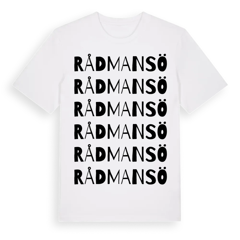 Rådmansö ordlek t-shirt i miljö