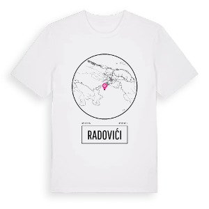 Radovići t-shirt – ekologisk bomull t-shirt från Pinshirt
