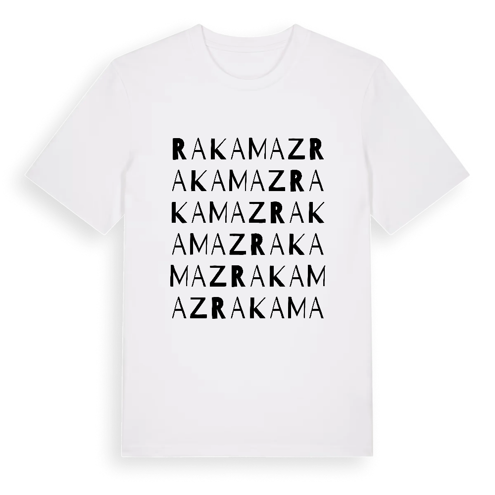Rakamaz ordlek t-shirt – White, i miljö