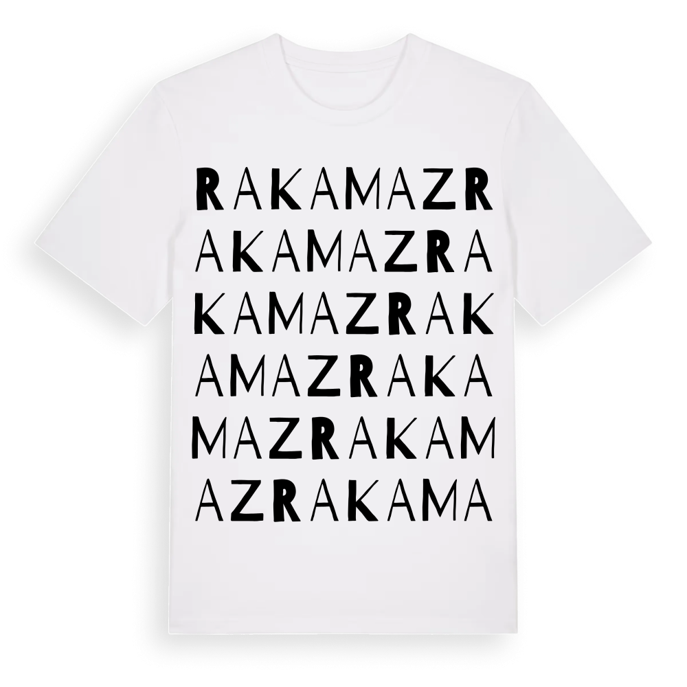 Rakamaz ordlek t-shirt – White, i miljö