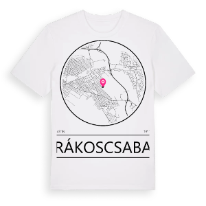 Rákoscsaba t-shirt – ekologisk bomull t-shirt från Pinshirt
