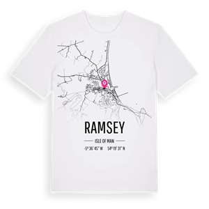 Ramsey karta t-shirt – ekologisk bomull t-shirt från Pinshirt