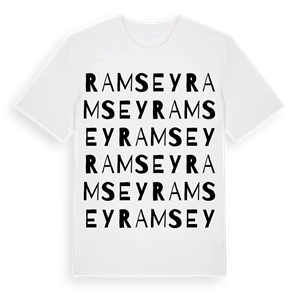 Ramsey ordlek t-shirt – ekologisk bomull t-shirt från Pinshirt