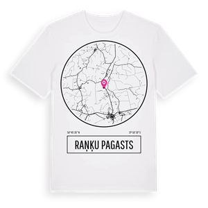 Raņķu pagasts t-shirt – ekologisk bomull t-shirt från Pinshirt