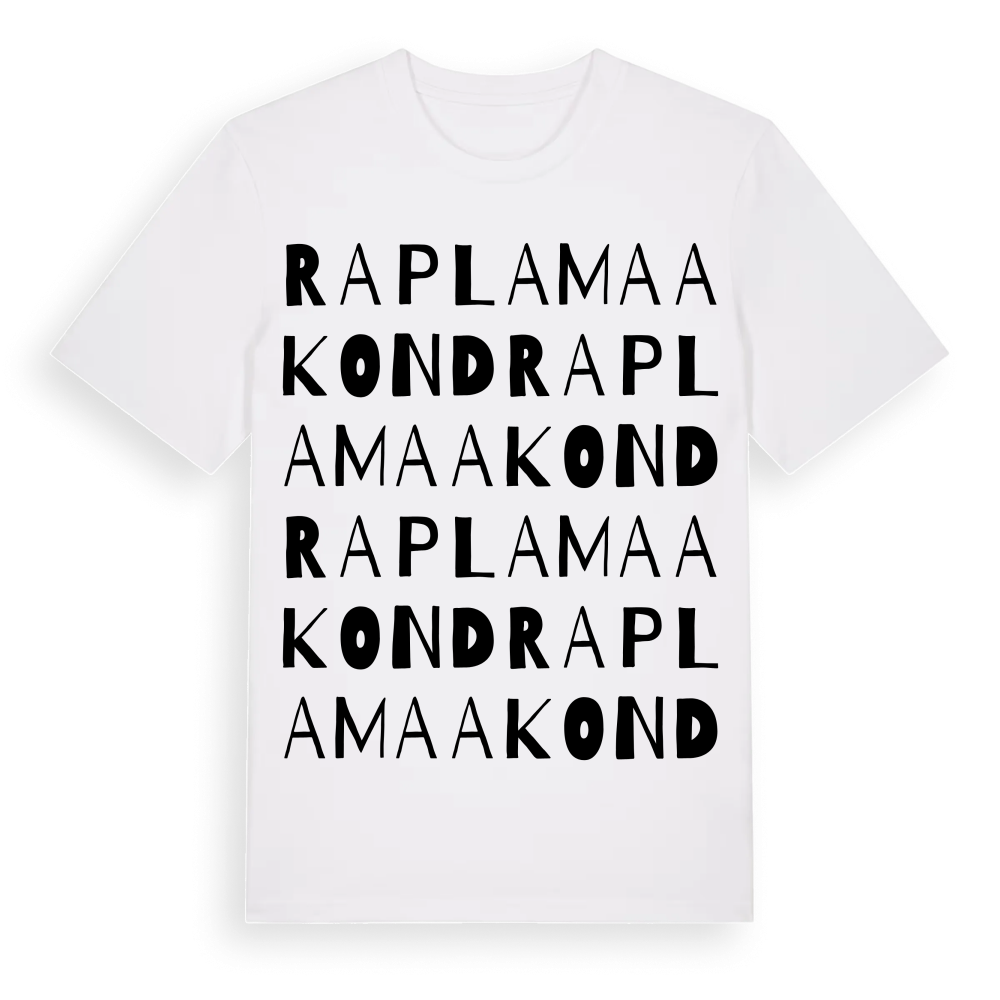 Rapla maakond ordlek t-shirt – White, i miljö