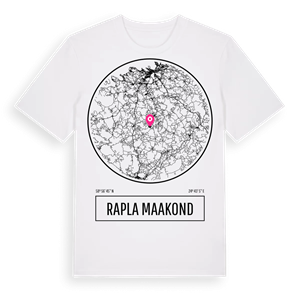 Rapla maakond t-shirt – ekologisk bomull t-shirt från Pinshirt