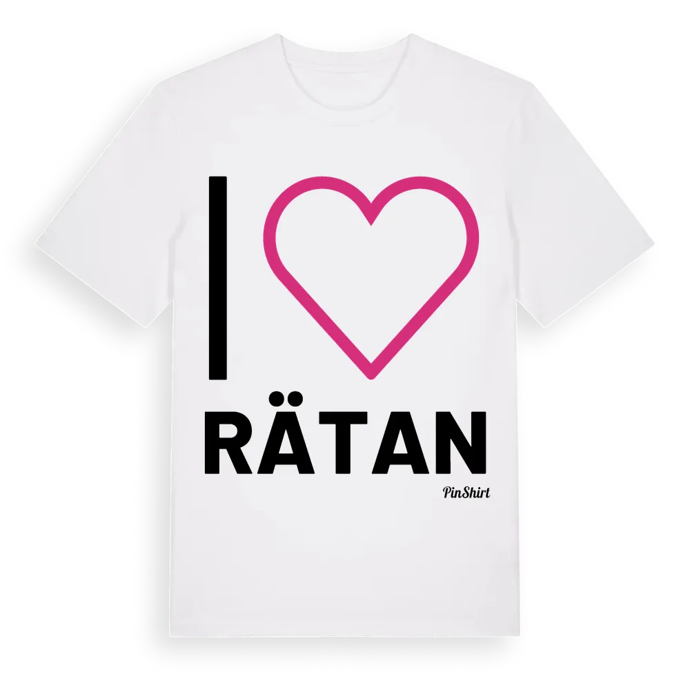 Jag älskar Rätan t-shirt stort tryck i miljö