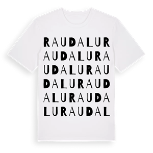 Raudalu ordlek t-shirt – ekologisk bomull t-shirt från Pinshirt