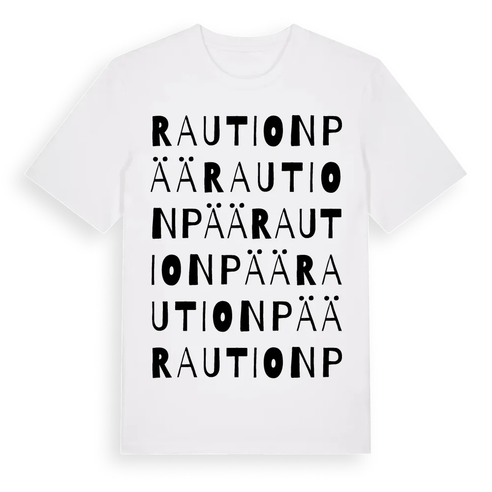 Rautionpää ordlek t-shirt i miljö