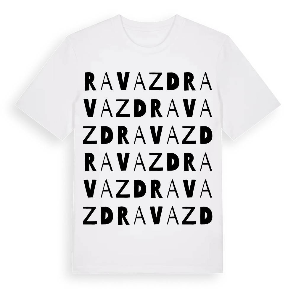 Ravazd ordlek t-shirt – White, i miljö