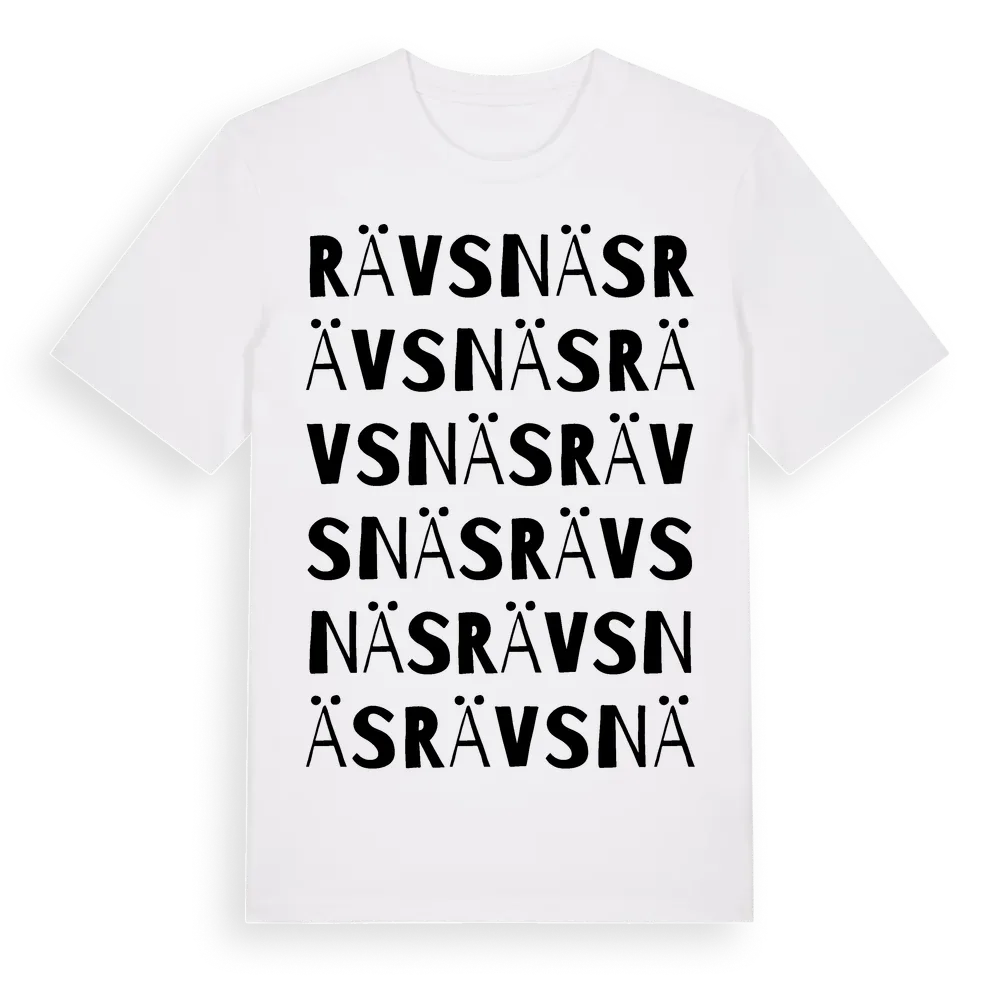 Rävsnäs ordlek t-shirt i miljö