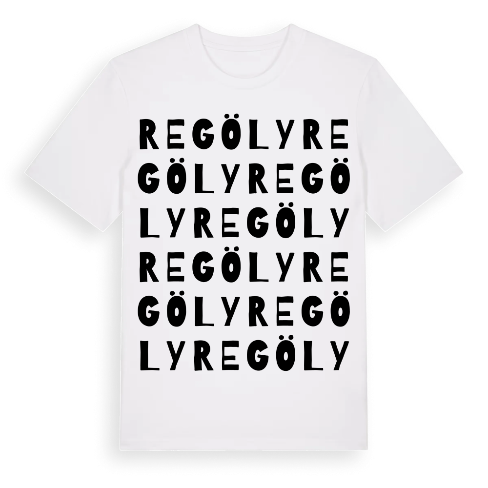 Regöly ordlek t-shirt – White, i miljö