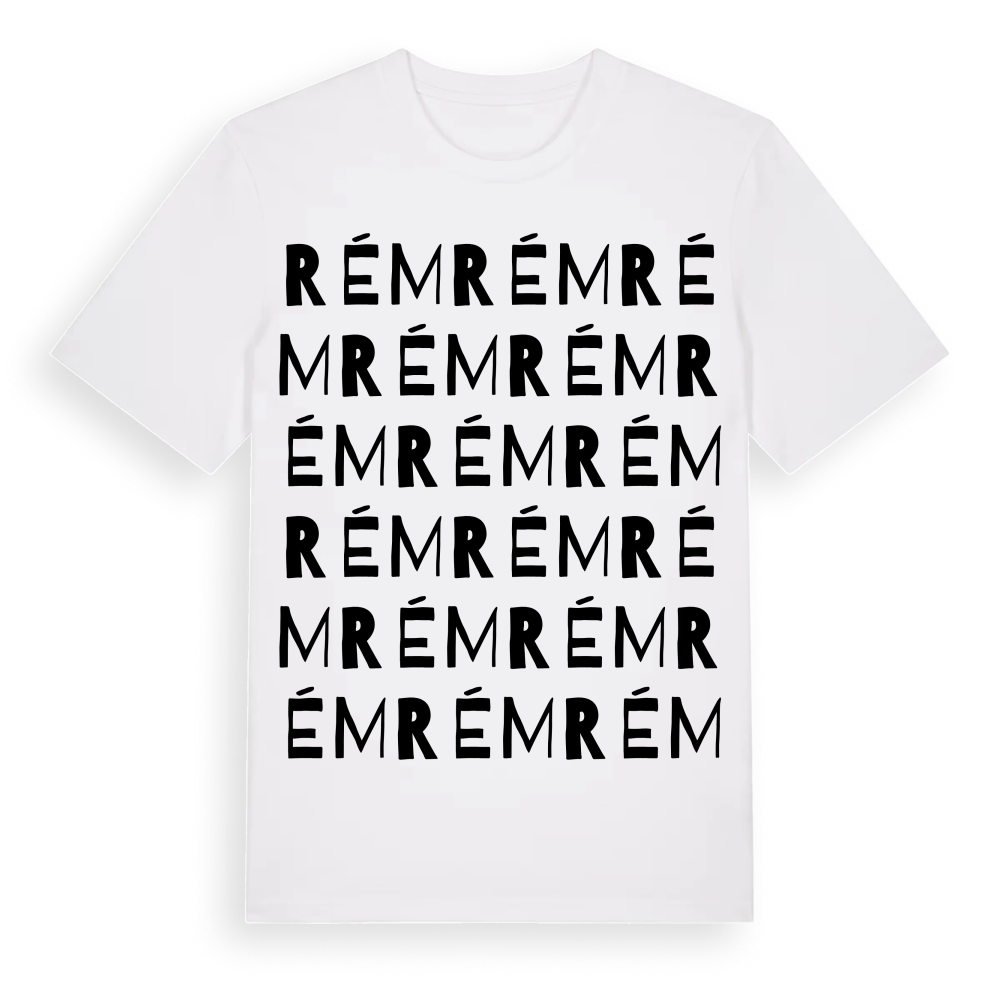 Rém ordlek t-shirt – White, i miljö