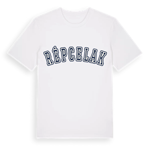 Répcelak college t-shirt – ekologisk bomull t-shirt från Pinshirt