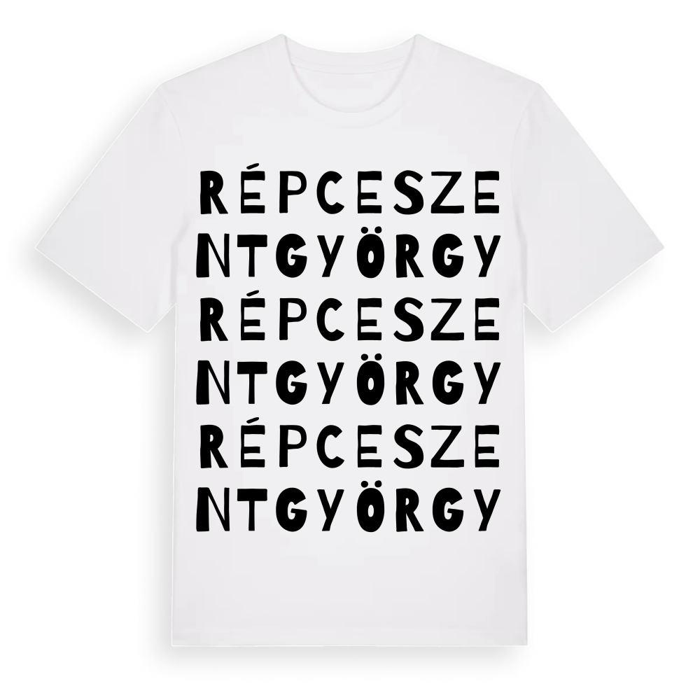 Répceszentgyörgy ordlek t-shirt – White, i miljö