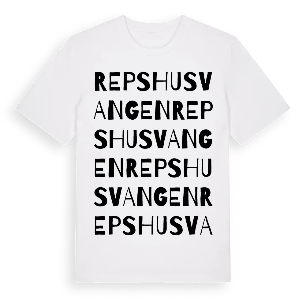 Repshusvangen ordlek t-shirt i miljö