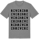 Mid Heather Gray t-shirt med Reveren ordlek t-shirt