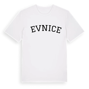 Řevnice böjd t-shirt – ekologisk bomull t-shirt från Pinshirt