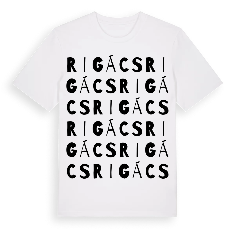 Rigács ordlek t-shirt – White, i miljö