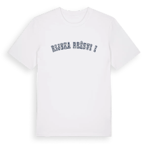 Rijeka Reževići college t-shirt – ekologisk bomull t-shirt från Pinshirt