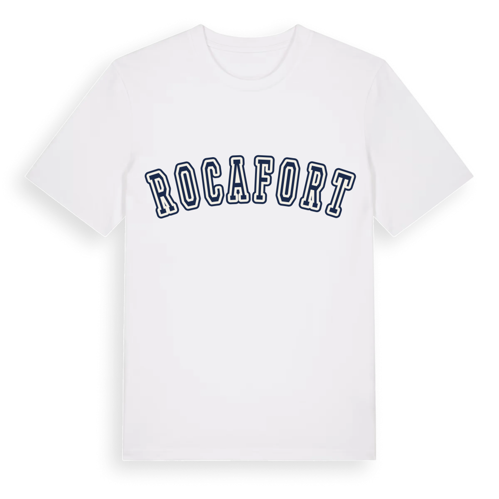 Rocafort college t-shirt – White, i miljö