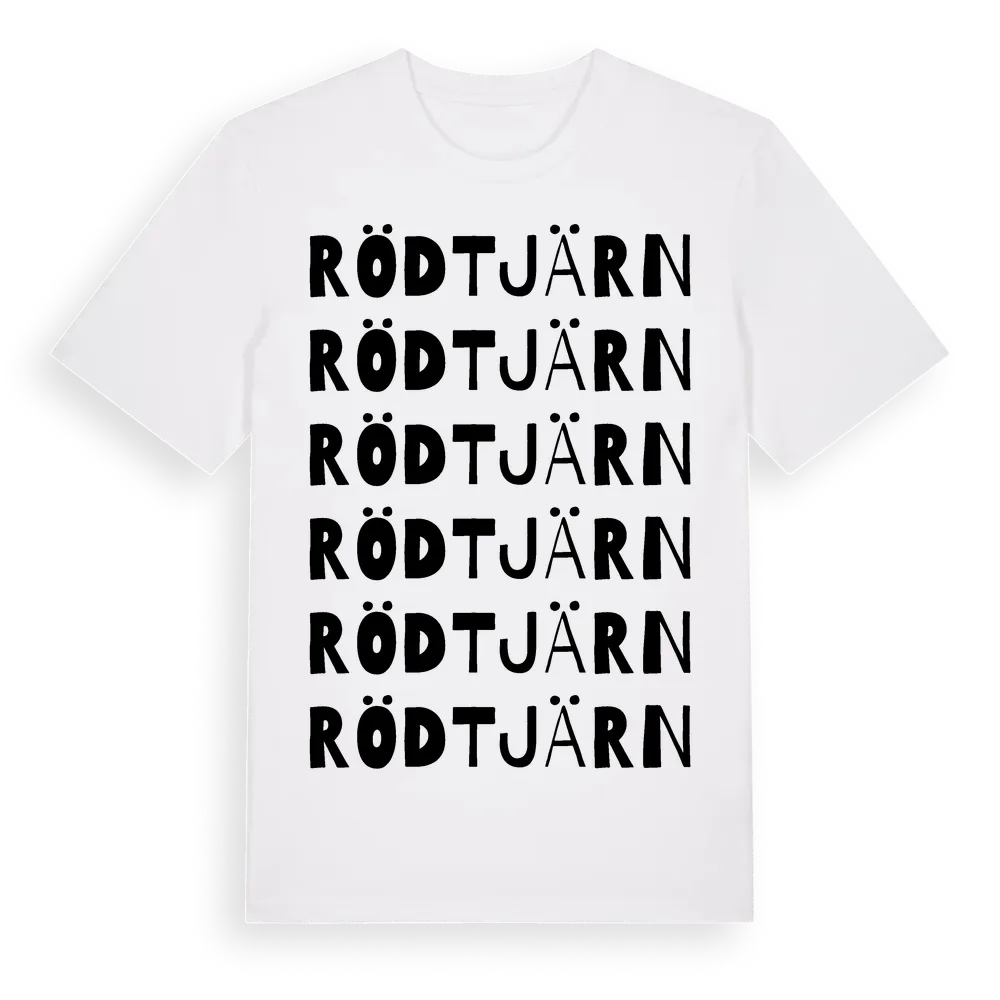 Rödtjärn ordlek t-shirt i miljö