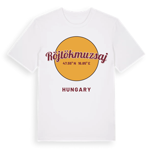 Röjtökmuzsaj cirkel t-shirt – ekologisk bomull t-shirt från Pinshirt