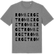 Mid Heather Gray t-shirt med Romberget ordlek t-shirt