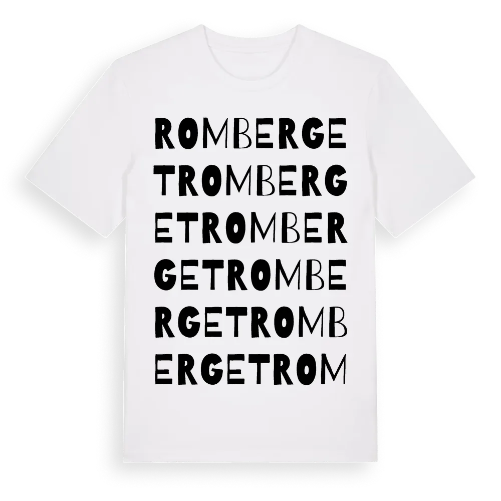 Romberget ordlek t-shirt i miljö