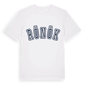 Rönök college t-shirt – ekologisk bomull t-shirt från Pinshirt