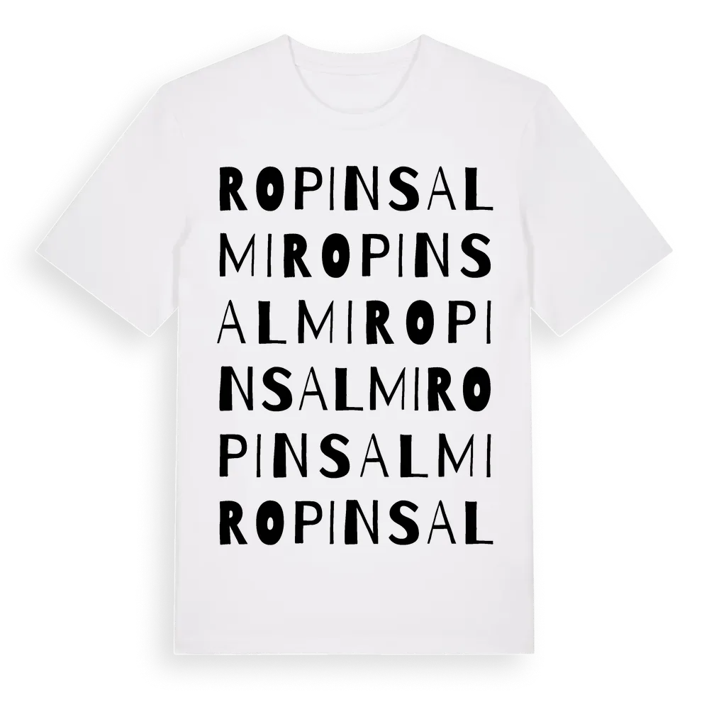 Ropinsalmi ordlek t-shirt i miljö