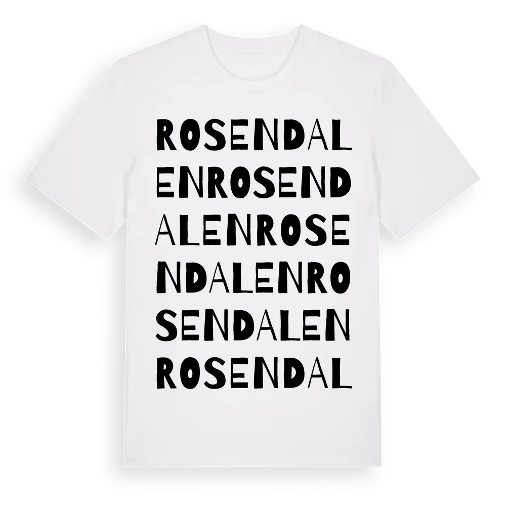 Rosendalen ordlek t-shirt i miljö