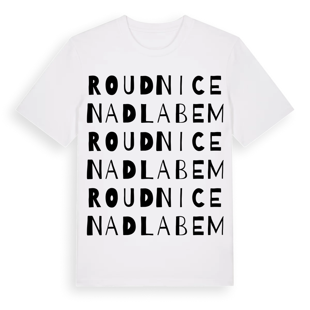 Roudnice nad Labem ordlek t-shirt – White, i miljö