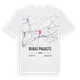Rubas pagasts karta t-shirt