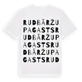 Rudbāržu pagasts ordlek t-shirt