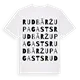 Rudbāržu pagasts ordlek t-shirt