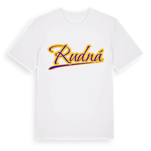 Rudná baseball t-shirt – ekologisk bomull t-shirt från Pinshirt