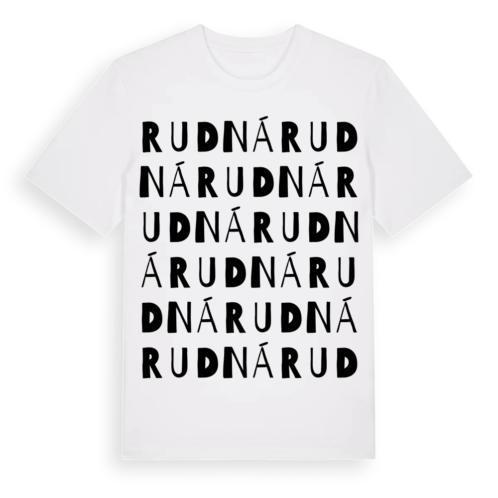 Rudná ordlek t-shirt – White, i miljö