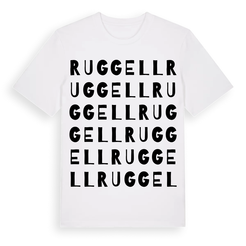 Ruggell ordlek t-shirt – White, i miljö