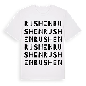 Rushen ordlek t-shirt – ekologisk bomull t-shirt från Pinshirt